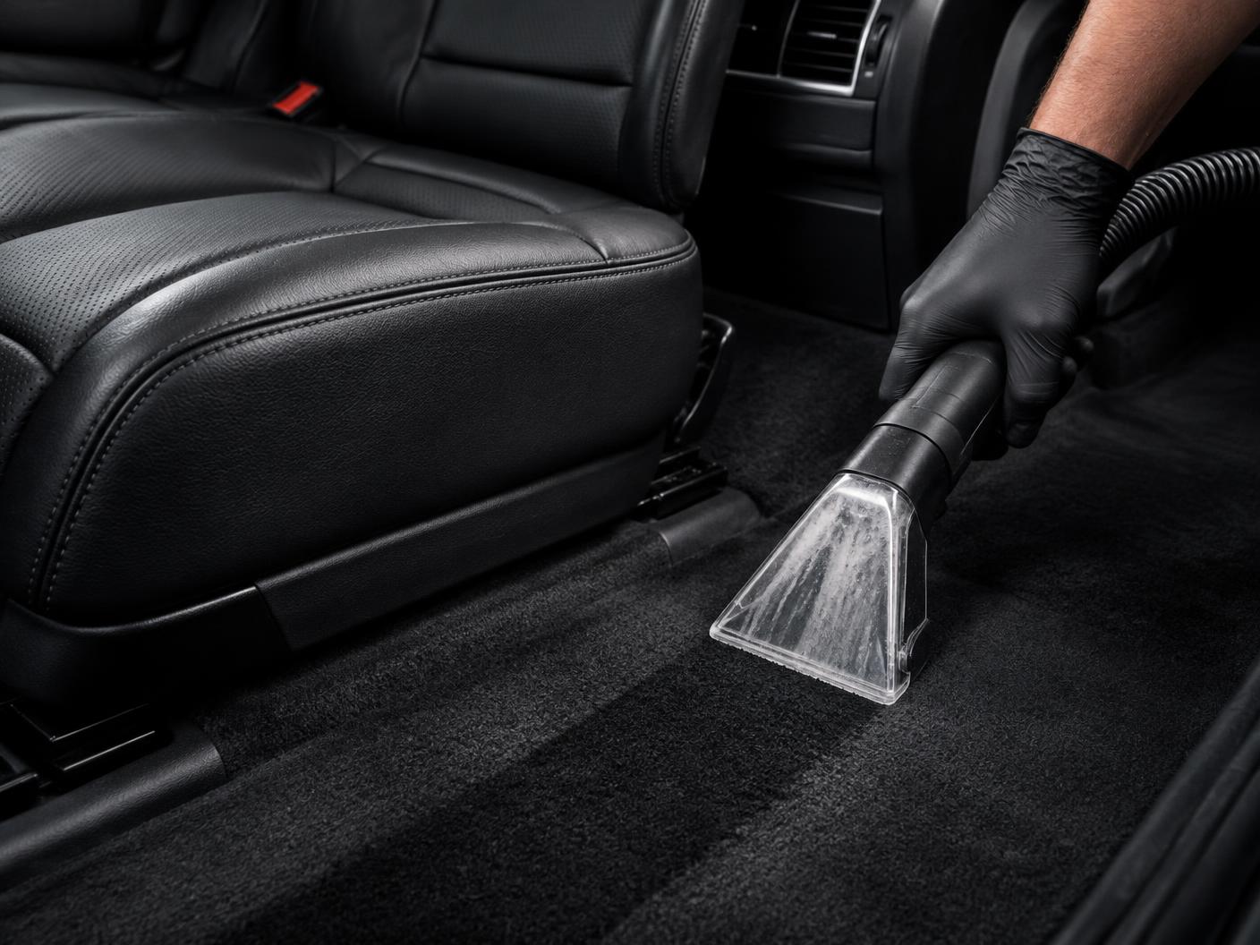 Interior carpet detail cleaning